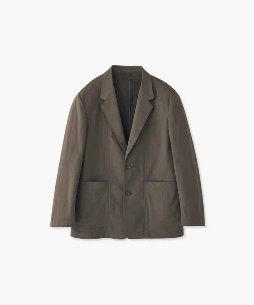 Stco [Summer] Out-Pocket Nylon Stretch Setup Jacket_Khaki (Oversized)_Sejwb72Osk