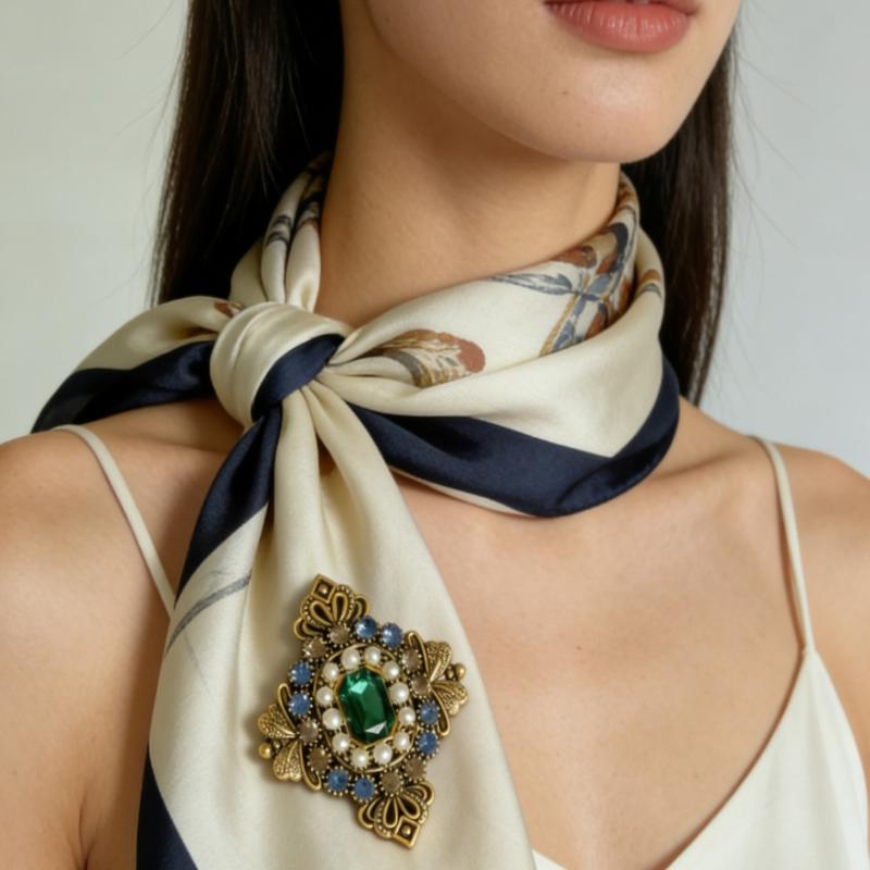 Vintage Baroque Pearl Rhinestone Crystal Brooches For Women Coat Jewelry Accessries Gifts