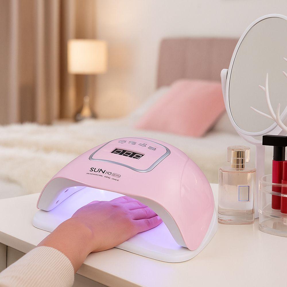Dual Light Source Nail UV LED Lamp Fast-Drying Nail Sensor Lamp Portable Gel Nail Dryer  Home