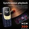 BM35 Mini Mobile Phone 32MB RAM 32MB ROM Dual SIM 2G GSM Wireless Dialer 0.66in Display 380mah Battery Cell Phone