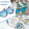 500g UV Resin Clear, Hard, Upgraded Crystal Clear Epoxy Resin Up Premixed UV Cure Resin For Craft Jewelry Making