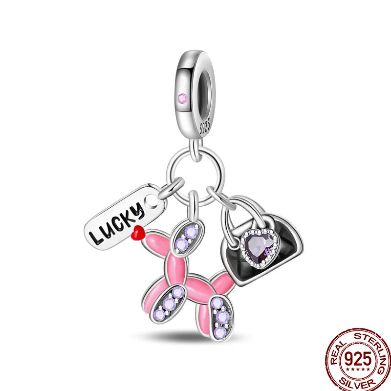 Spring Butterfly Collection Copper Sunflower Bear Butterfly Colorful Beads Suitable Fit 3Mm Original Bracelet