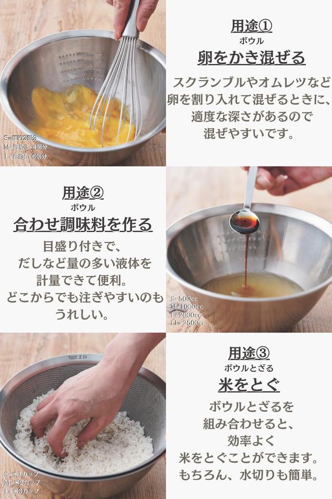 CHERRY TERRACE Allround Large Stainless No Graduations Made In Japan Bowls, (24cm), Steel, All-Purpose Cookware, Catch, Included,