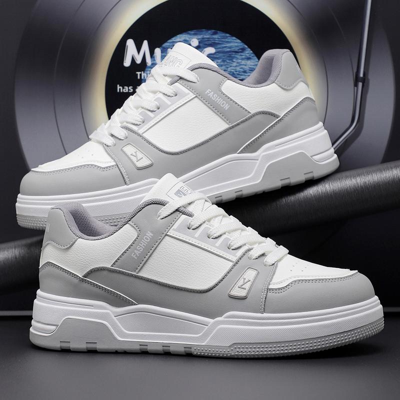 New Men's Classic Four Seasons Fashion Low Top Thick Sole Skateboarding Shoes Comfortable Soft Sole Basketball  Sneakers