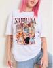 Sabrina Carpenter Oversized T-Shirt: Schwarzes Baumwoll-Unisex-T-Shirt