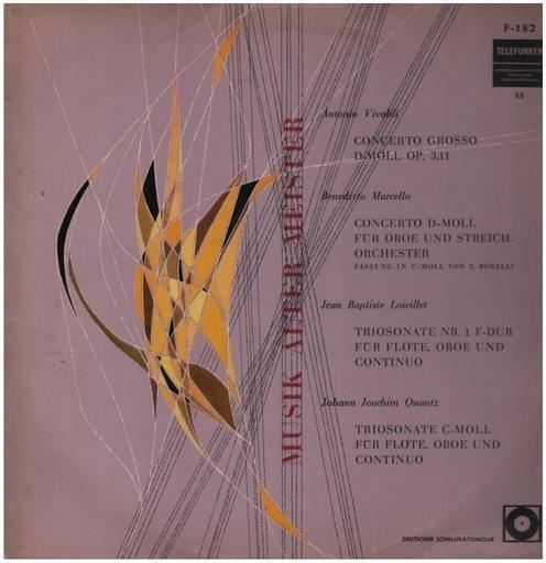 

LP Record ANTONIO VIVALDI BENEDETTO MARCELLO Musik Alter Meister F182 Germany Classical Used