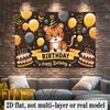 Tiger Birthday Backdrop 1pc - Wall Hanging Decor