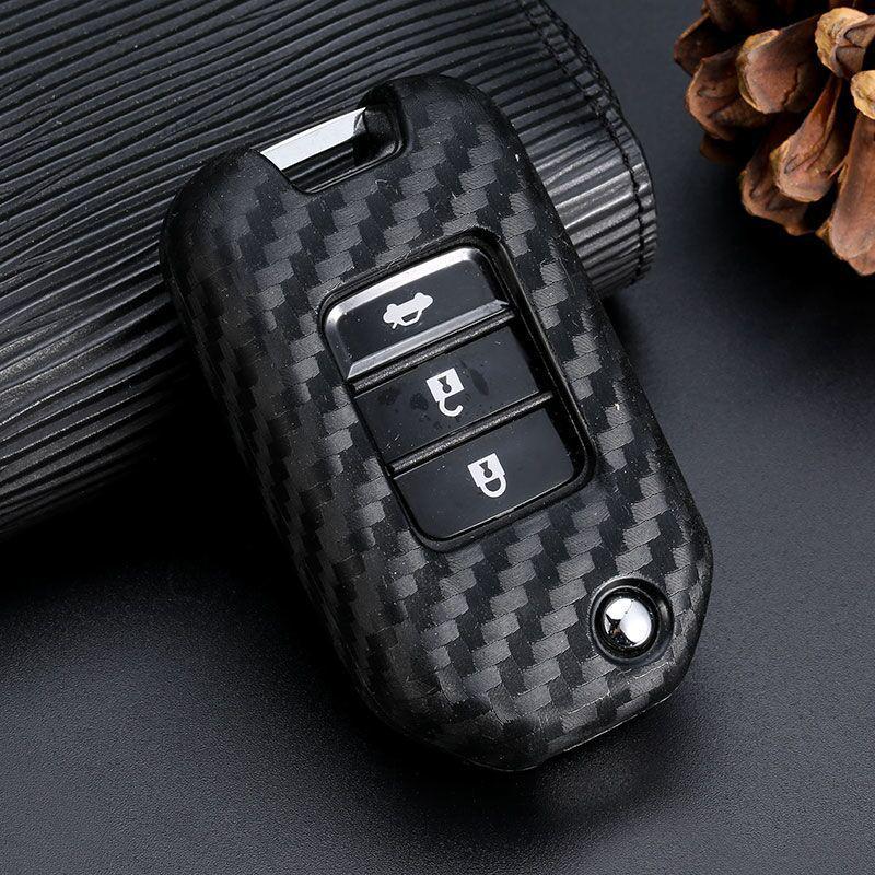 Honda CRV, Civic, XRV, Accord, Vezel, Jade, Avancier Carbon Fiber Key Case.