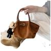 Retro Frosted Women's Crossbody Bag - 2025 Autumn/Winter Edition: Color Block Handbag, Versatile and High-End