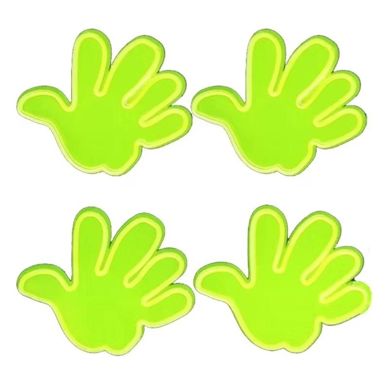 

4ps Bicycles Reflector Stickers High Reflective Bicycles Decals for Increased Safety During Night Rides Easy Application