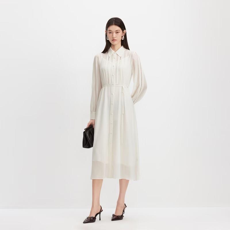 VEROMODA Autumn 2026 Pleated Lapel A-Line Dress