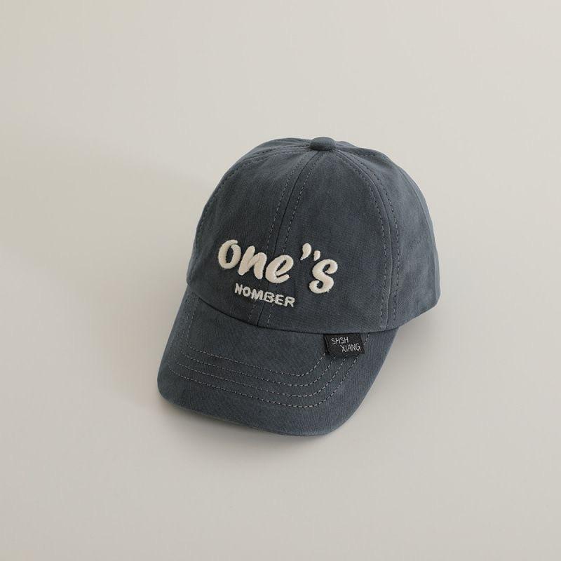 Bestickte Baseballkappe im koreanischen Stil - Eltern-Kind, Unisex, Sonnenschutz, Weiche Kappe für Frühling und Sommer
