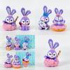 Adorable Starry Dressed Rabbit Figurine Collection For Sweet Treats Decoration