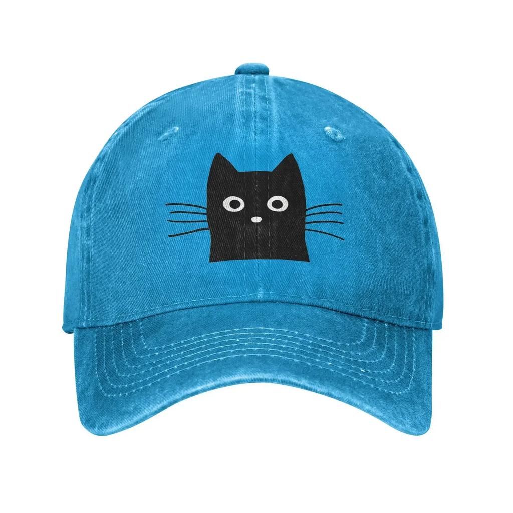 Baseball Cap Certified Cat Lover Summer Casual Trucker Hat Black Cat Face Unisex Women Outdoor Sports High Quality Baseball Caps