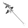 Witch Weather Vane Iron 360 Degree Rotation Bat Witch Vane Decor for Yard and Garden