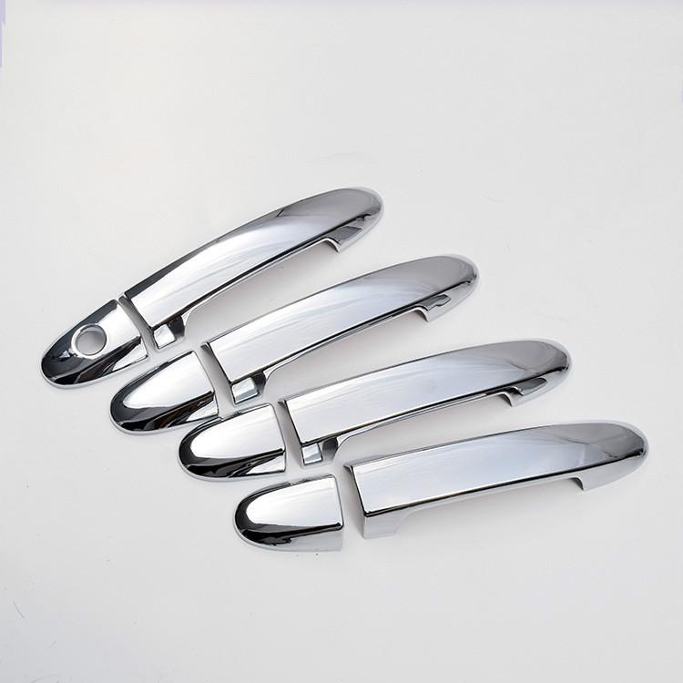 For Hyundai Santa Fe 2007-2012 ABS Chrome Door Handle Bowl Cover Trim Car Exterior Decoration Styling Accessory