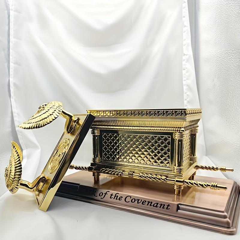 1pc Metal Statue Ark of the Covenant Je Ark Jerusalem Religious Belief Home Decor Ornaments