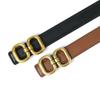 Genuine Leather Women's Versatile Brown Jeans Belt