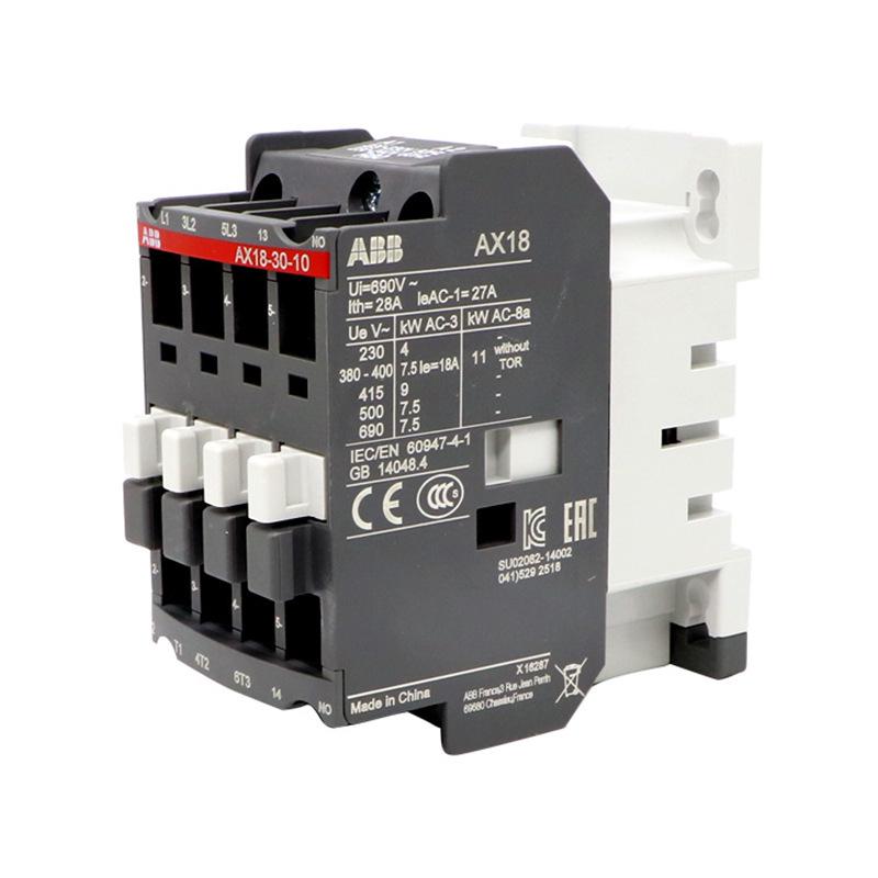 ABB AX18 Series AC Contactor (Models: AX18-30-01-80, AX185-30-11-80, etc.)