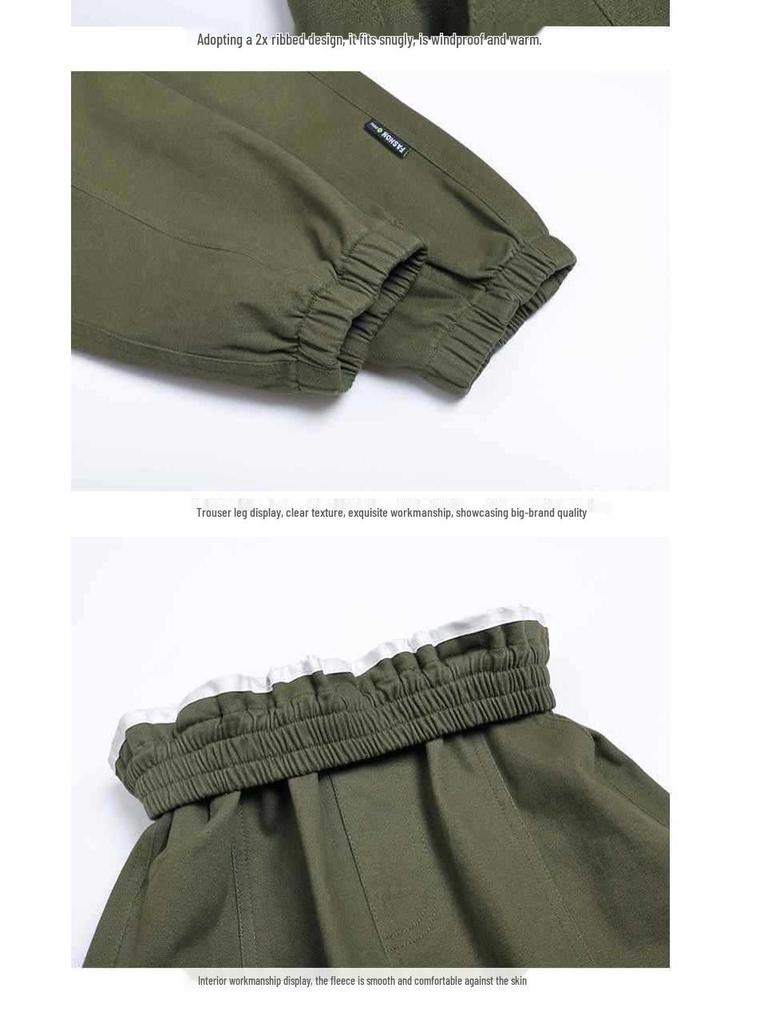 Boys' Cargo Pants - 2023 Spring/Autumn Style, Cool and Casual Long Pants for Middle & Big Kids