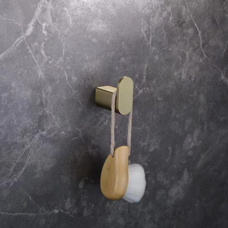 Juego de Baño de Acero Inoxidable 304 Dorado: Toallero, Barra de toallas, Portarrollos de papel higiénico, Estante y Escobilla para el inodoro.