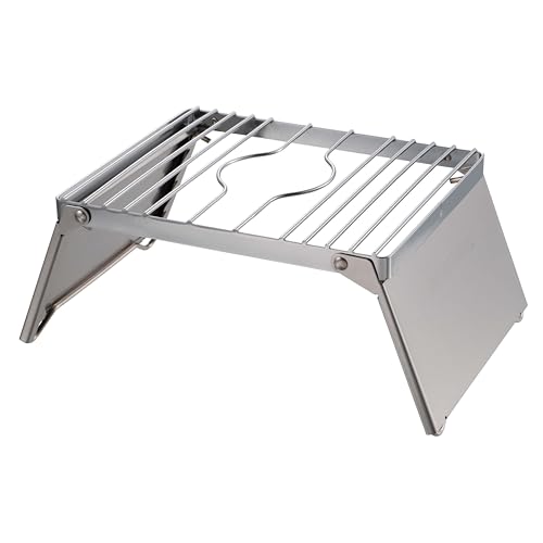 Captain Stag UF-38 Trivet, Dripper Stand, Grill Stand, Single Dripper, 6 Adjustable Heights, Wind Shield, and Storage Bag