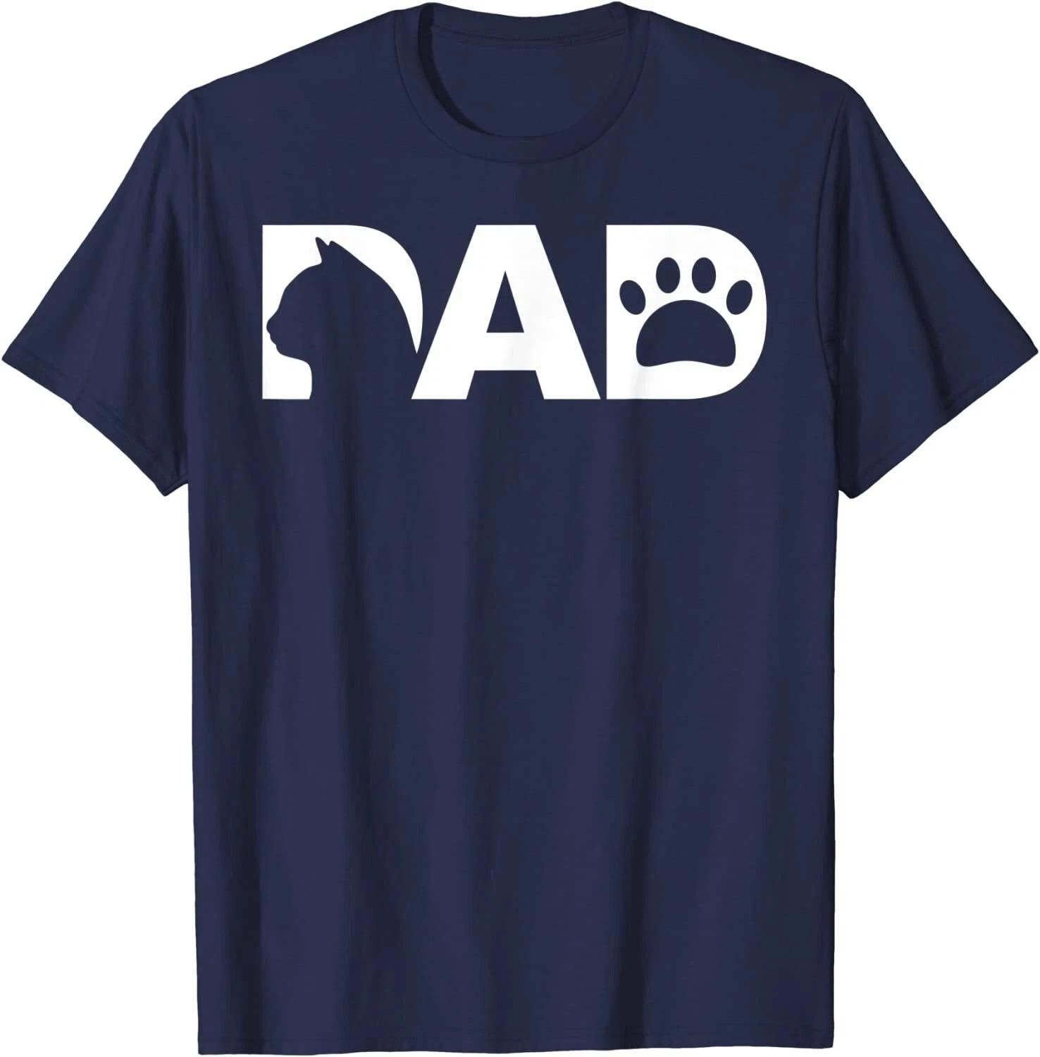 

Cat Dad T shirt Funny Gift Father s Day Cat Lover Unisex T shirt L
