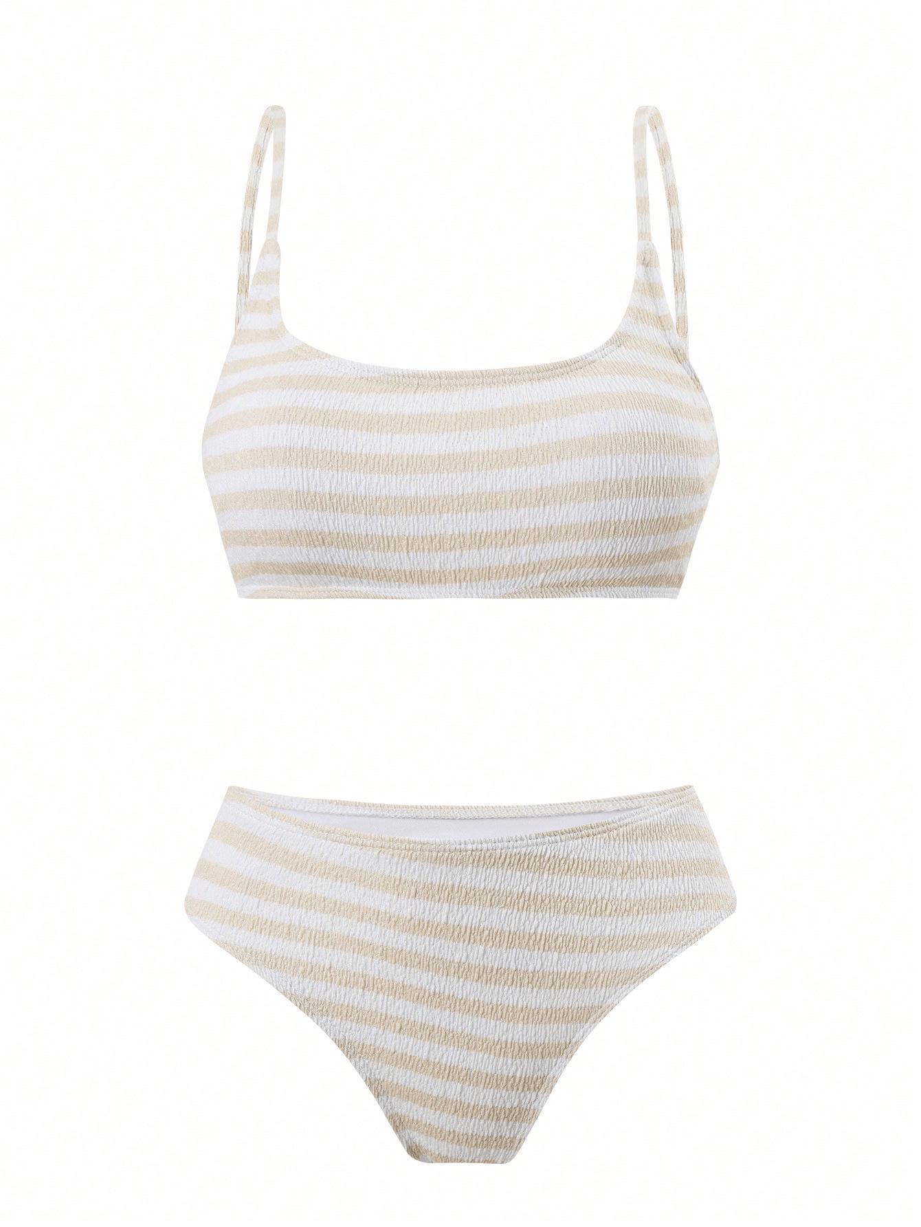 

2025 Стильный Женский Сексуальный Раздельный Купальник Бикини Высокого Класса S