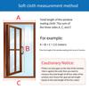 500cm Polyester Portable Air Conditioner Window Sealing Cloth Mobile Air Conditioner Kit Effective Warm Air Blockage