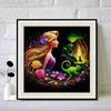 DIY Diamond Painting Round Diamond Beautiful Princess Full Diamond Mosaic Home Decoration Painting Cross Stitch Kit