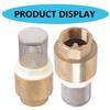 Brass Check Valves with Mesh Strainer Filter 3/4inch Internal Thread Foot Valves Water Pump Bottom Valves Easy To Use