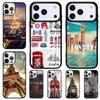 London Torre Eiffel Big Ben Phone Case for iPhone 17 Air 16 15 11 12 14 13 Pro Max Shockproof Cover