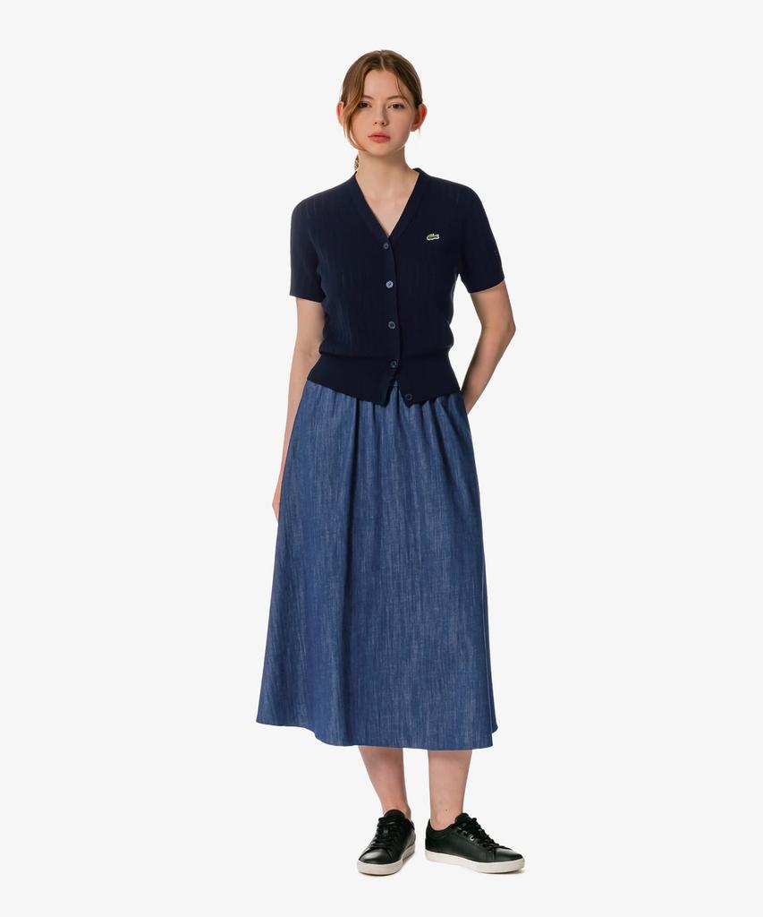 LACOSTE Women'S A-Line Elastic Skirt Jf906E-56G 36L