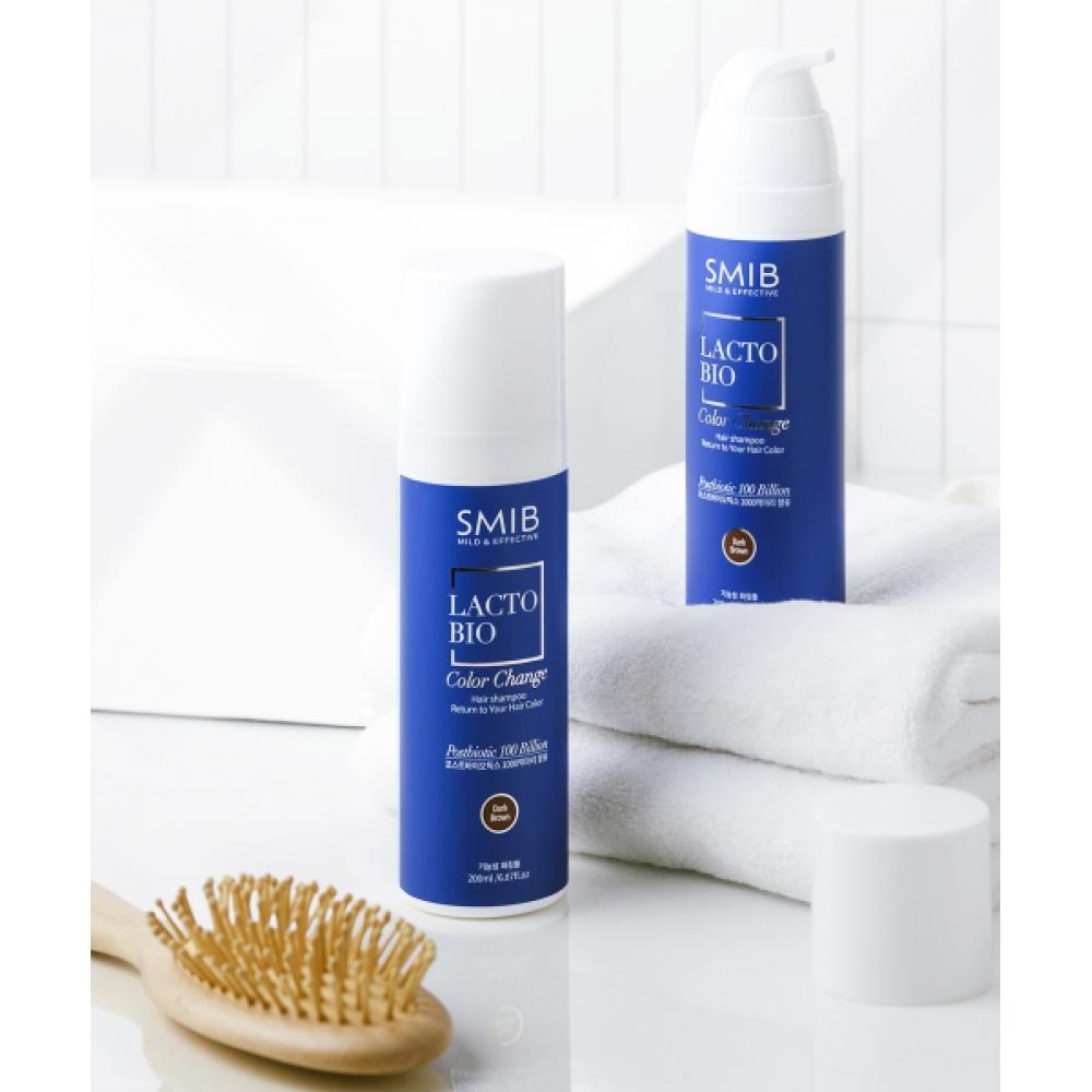 Шампунь-краска Smib Lactobio Color Change Dye Shampoo с функцией против выпадения волос blacks