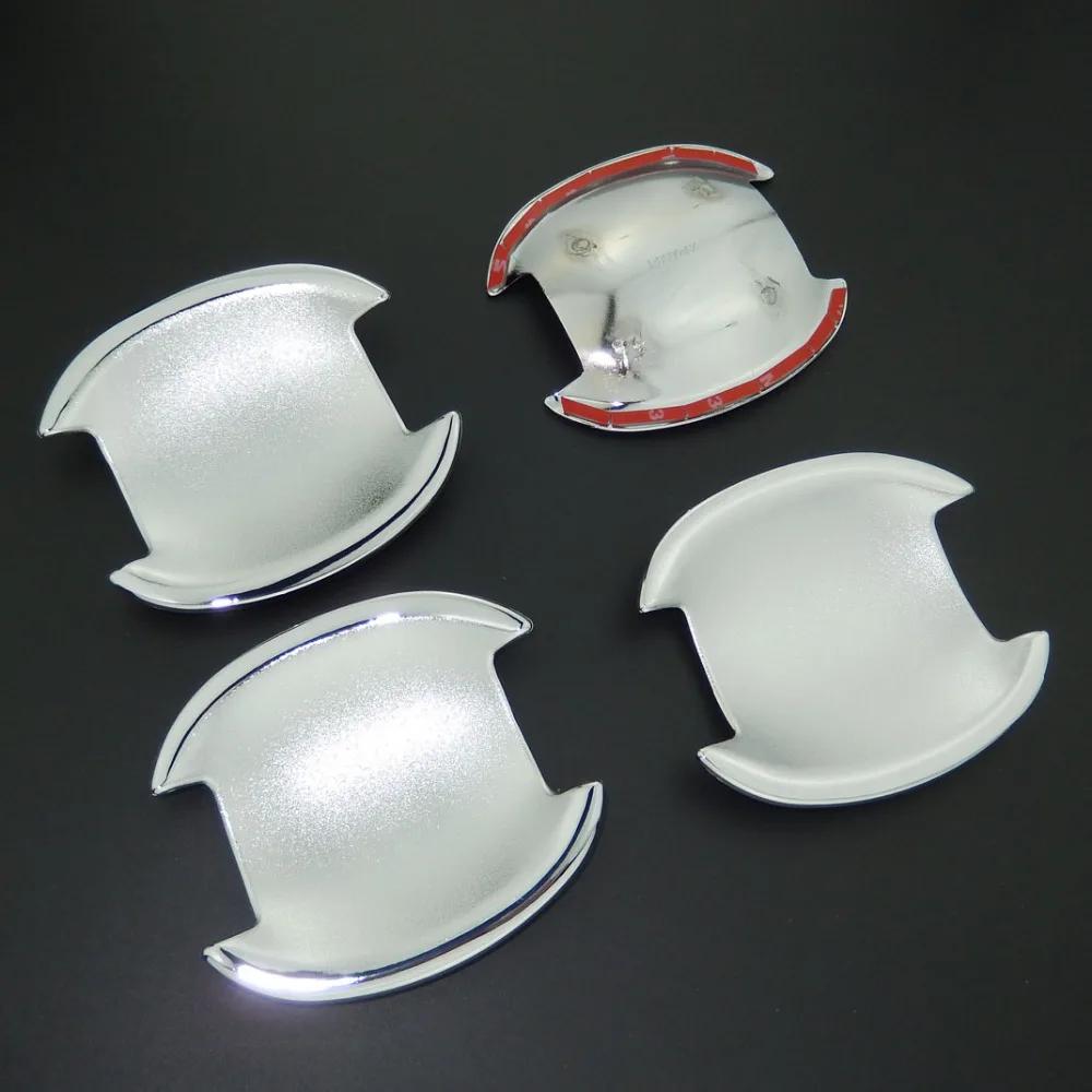 For Nissan Note / Versa Note 2nd Gen 2012-2018 Car Styling Chrome Door Handle Cover Trim & Door Bowl Cover Trim 2013 2014 2015