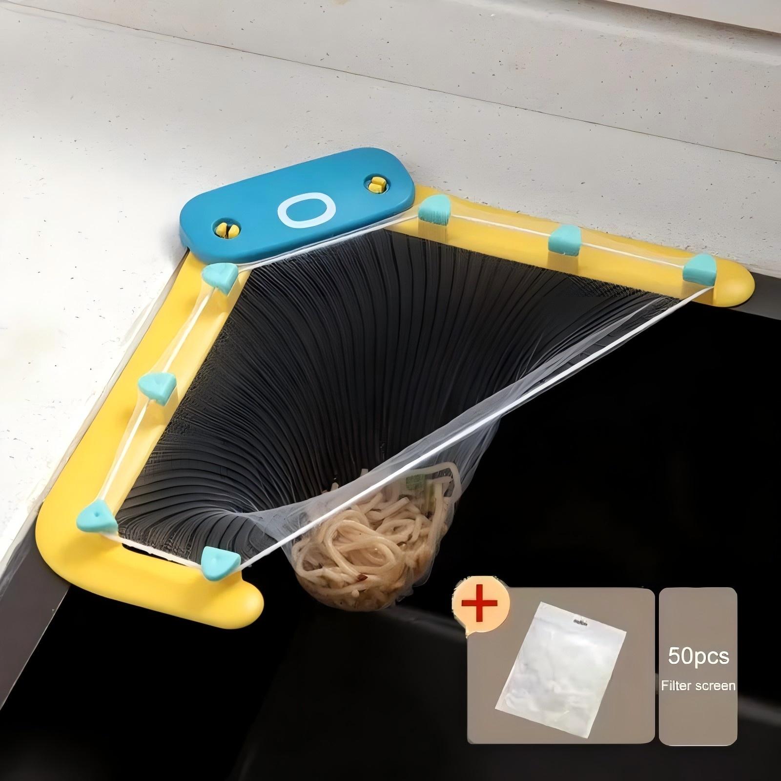 

1 шт. Стойка для сливного бака в виде осьминога, одноразовая фильтровальная сетка, липкая стойка для размещения с 50 сетками-фильтрами для предотвращения протечек