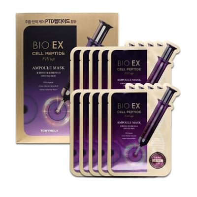 Tony Moly Bio EX šūnu peptīdu pildāmās ampulas maskas komplekts (10 gab), 10 gab., 1 gab