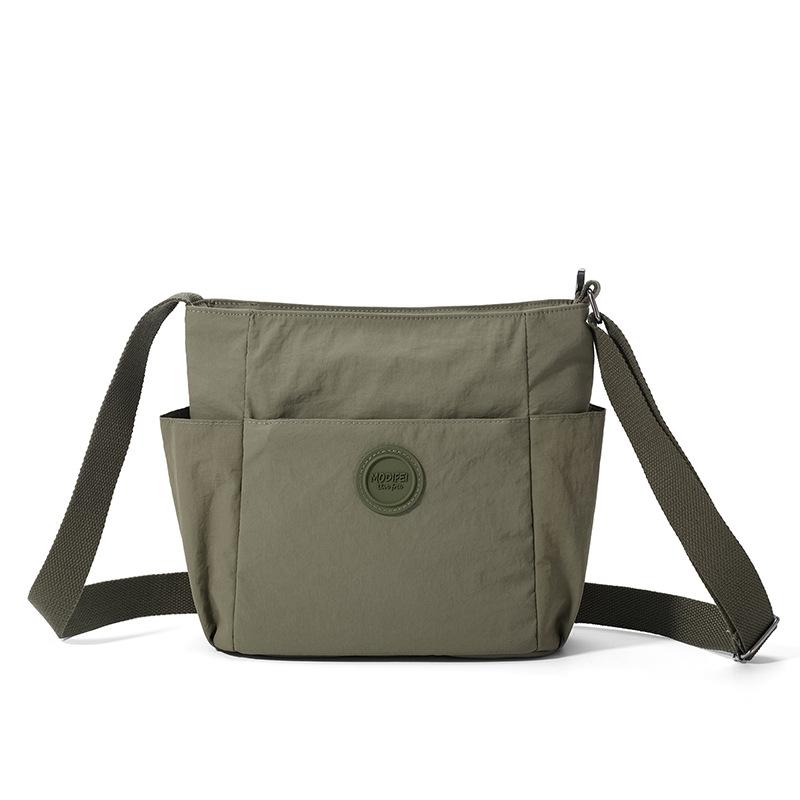 

Women s Shoulder Bag Large Capacity Crossbody Bag Lightweight Water-Repellent Nylon Handbag армія зелений колір