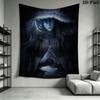 Ranni Moon Wall Hanging Printed Fabric Blanket Decorative Tapestries for Bedroom Living Room Home Decor