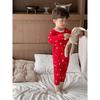 Kids Long Sleeve Pajamas Set Cotton Blend Loungewear New Themed Sleepwear Boys Girls 90-180cm