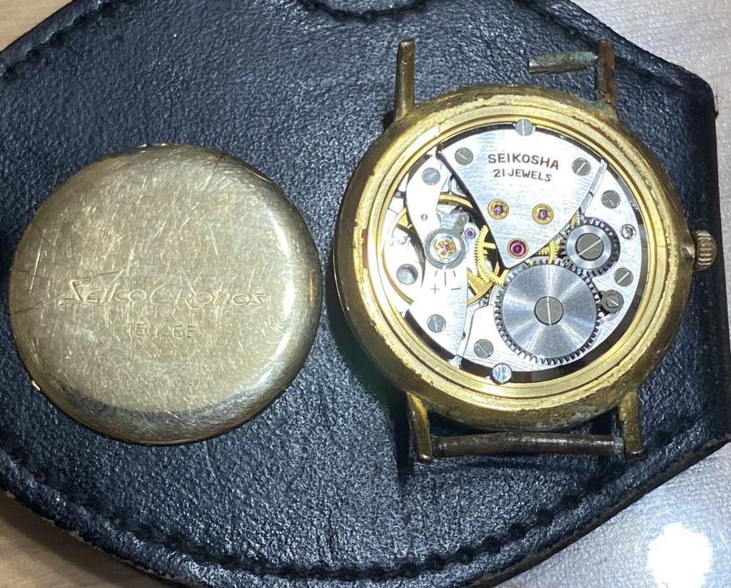 [USED] Seiko Cronos 21 Jewels Manual Winding Watch