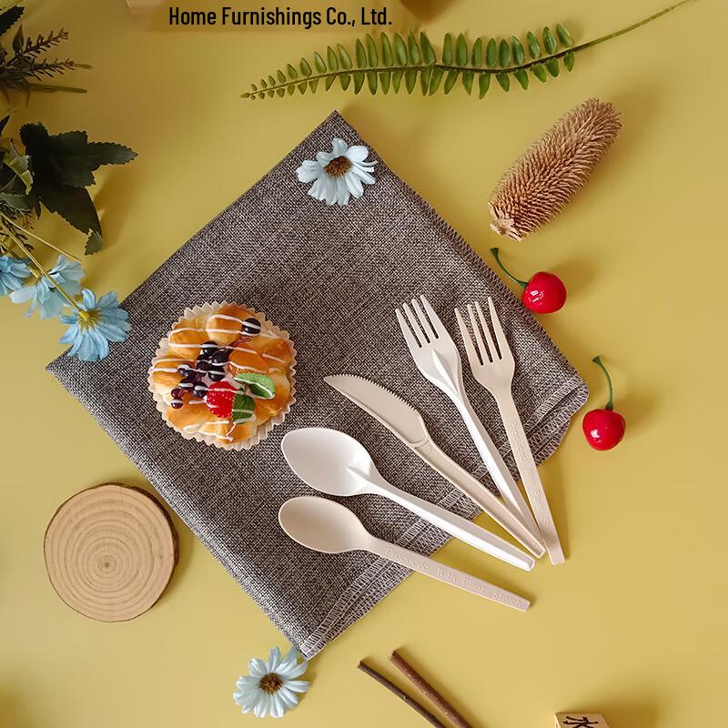 ZISIZ Disposable Corn Starch Forks