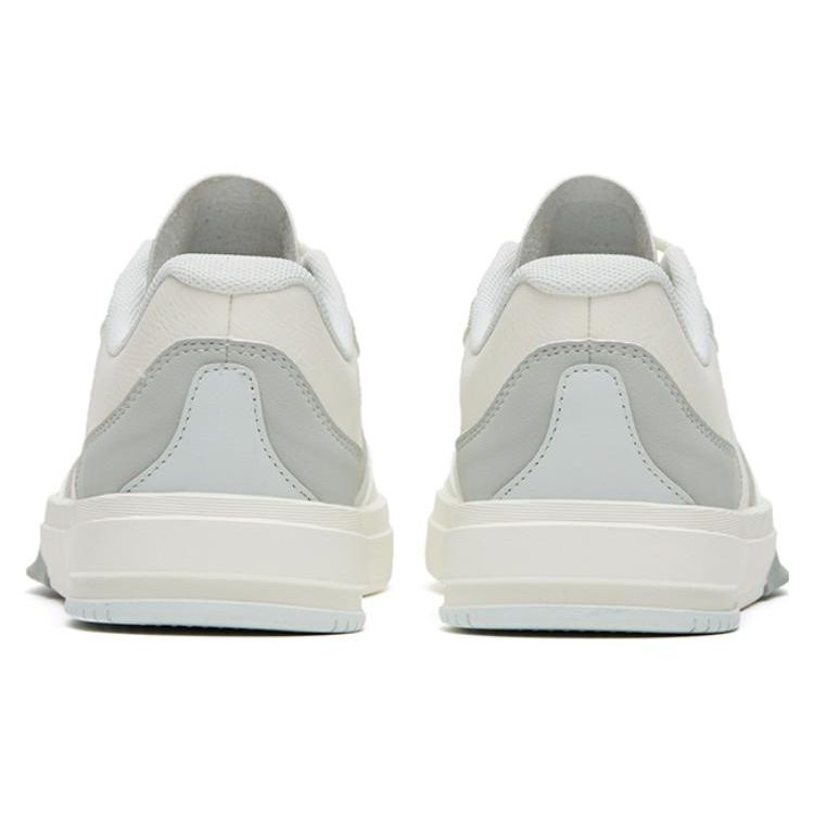 Anta Comfortable Versatile Non-Slip Durable Low-Top Skate Shoes Women Sneakers White Gray 922328011-2