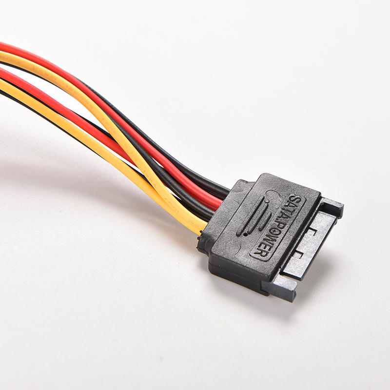 15 Pin Sata Male To Sata Female 1:2 Y Splitter Power Cable