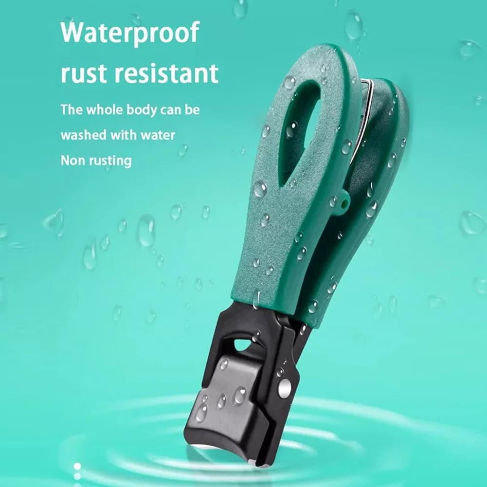 Ultra Sharp Nail Steel Wide Jaw Opening Anti Trimmers Cutter Toe Manicure Pedi Z1Y9