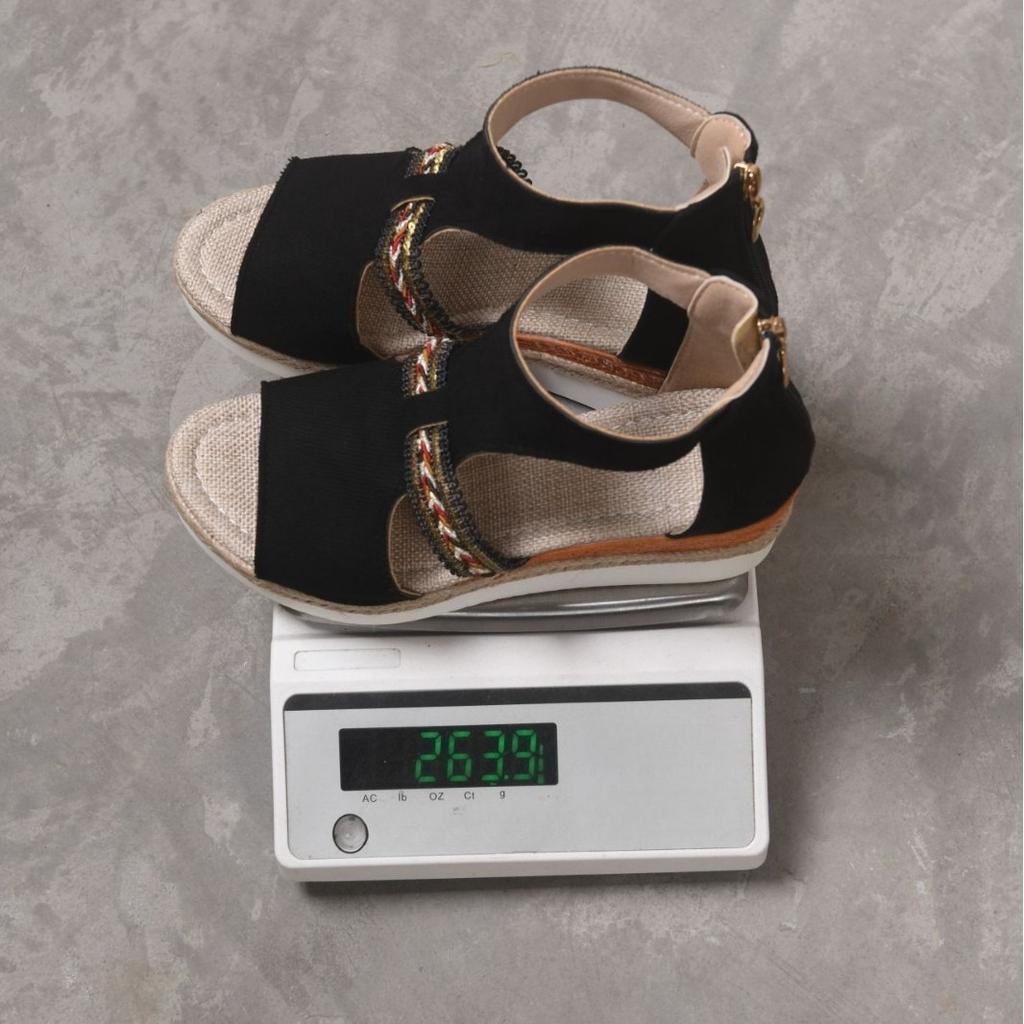 New Platform Heels with Open Toes, Pointed Toe Shoes, Women's Thick-soled Summer Slippers