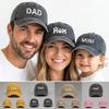 DAD MOM MINI Printed Dad Mama Mini Love Caps Washed Cotton Adjustable Embroidery Baseball Cap Sport Visors Cap For Man Women