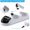 Dual USB Fast Charger for PS5 Dual Sense Controller, Playstation 5, Audio Charging Station, Wireless Controllers