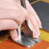 Manual Leather Hitting Distance Ruler Stainless Steel Leather Pulling Board Practical Cutting Ruler Tool DIY Leather Cutting Distance Making Accessori