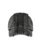 AJOBYAJO Lace Trimming Washed Cap [Charcoal]